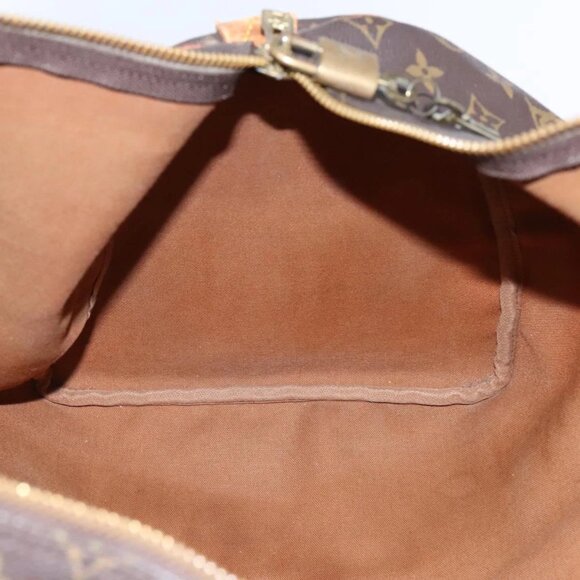 LOUIS VUITTON Monogram Keepall 55 Boston Bag M41424 LV Auth MY147 - Picture 12 of 16